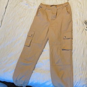 White fox cargo pants